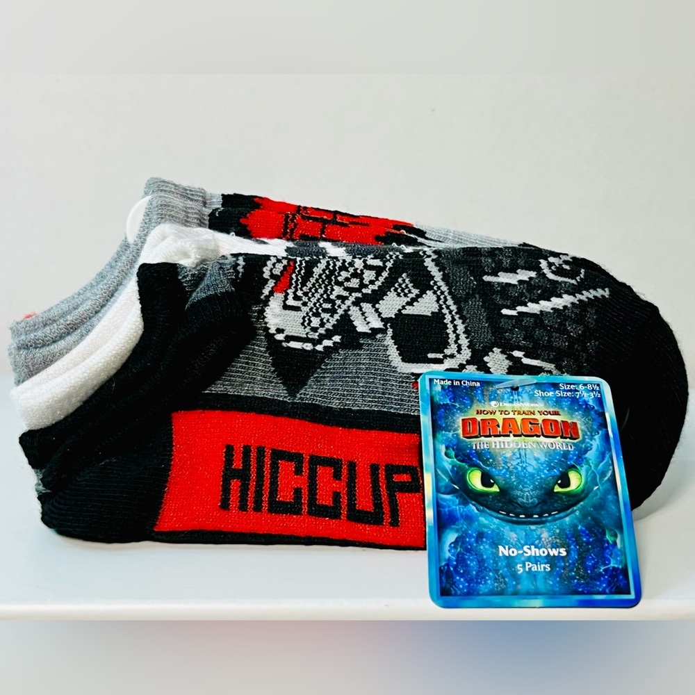 HOW TO TRAIN YOUR DRAGON Socks 5 Pairs